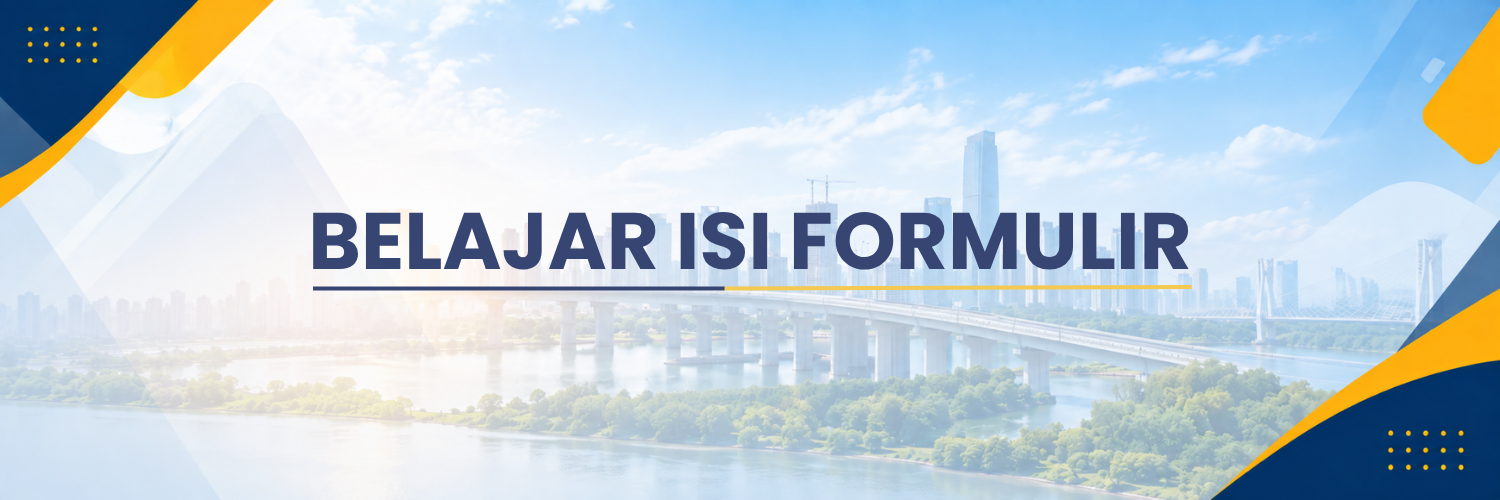 banner belajar isi formulir